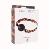 Sincerely, Sportsheets Amber Adjustable Silicone Ball Gag