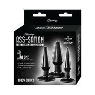 Kit de Entrenamiento Anal Ass-sation Plug #2 Negro