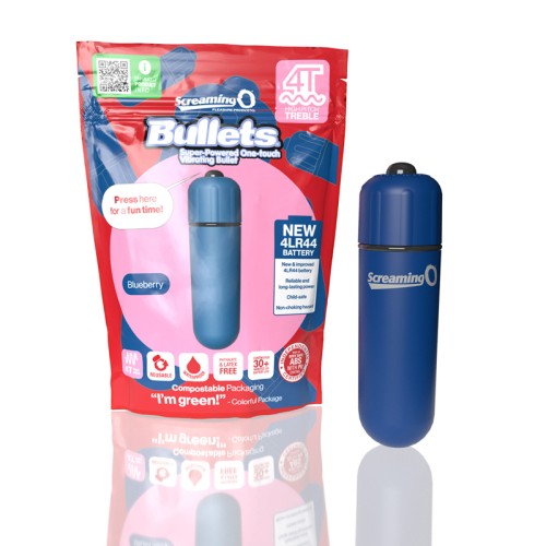 Vibrador Bullet Screaming O 4T Blueberry