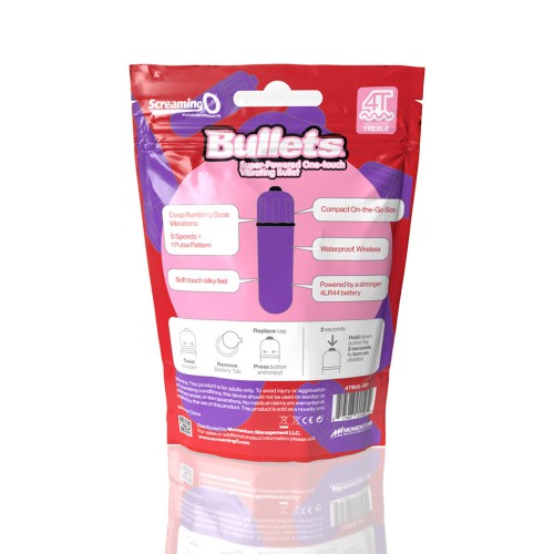 Vibrador Bullet Screaming O 4T - Poderoso y Compacto