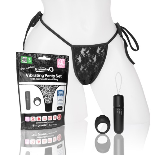 My Secret Screaming O Panty Vibe Black for Discreet Pleasure