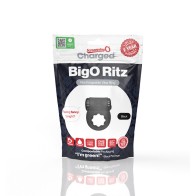 Charged Big O Ritz Vibrating Cockring for Enhanced Pleasure