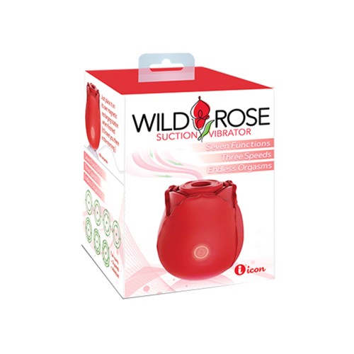 Vibrador Clásico de Succión Wild Rose para Satisfacción Total