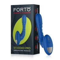 Forto Rechargeable Silicone Vibrating Anal Massager