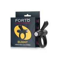 Forto Bunny Vibrating Cockring Rechargeable Silicone