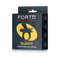 Anillo Vibrador Recargable Forto Bunny de Silicona