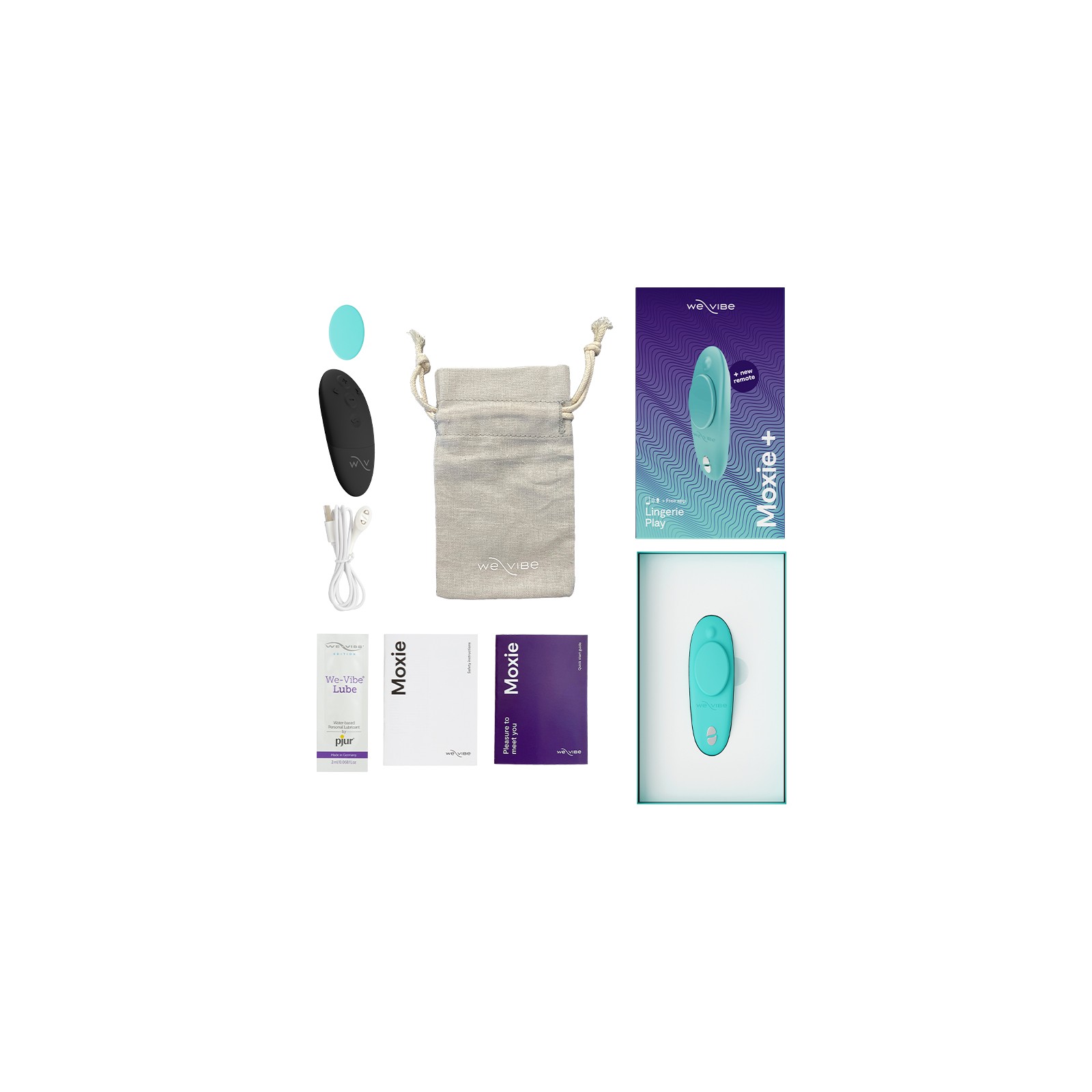 We-Vibe Moxie+ Vibrador Clitoriano Teal para Placer Discreto