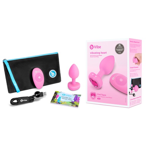 b-Vibe Vibrating Heart Anal Plug - Ultimate Pleasure