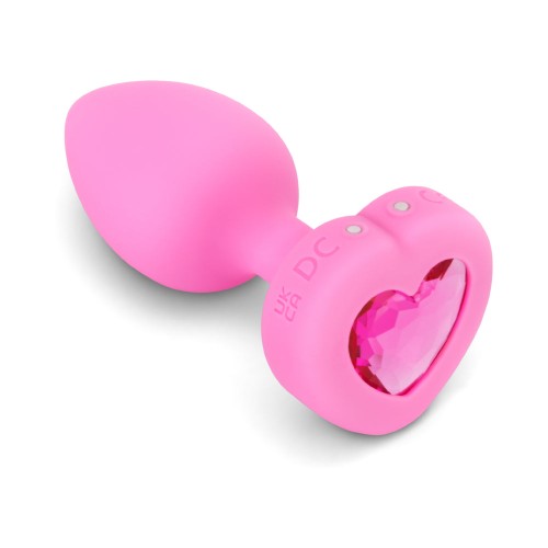 b-Vibe Plug Anal Vibrante Corazón - Placer Supremo