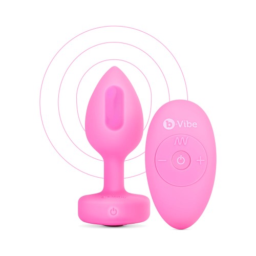 b-Vibe Plug Anal Vibrante Corazón - Placer Supremo