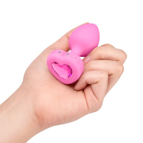 b-Vibe Plug Anal Vibrante Corazón - Placer Supremo