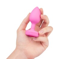 b-Vibe Plug Anal Vibrante Corazón - Placer Supremo