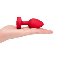 b-Vibe Heart Anal Plug with Vibration for Couples Play