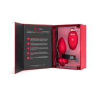 b-Vibe Heart Anal Plug with Vibration for Couples Play