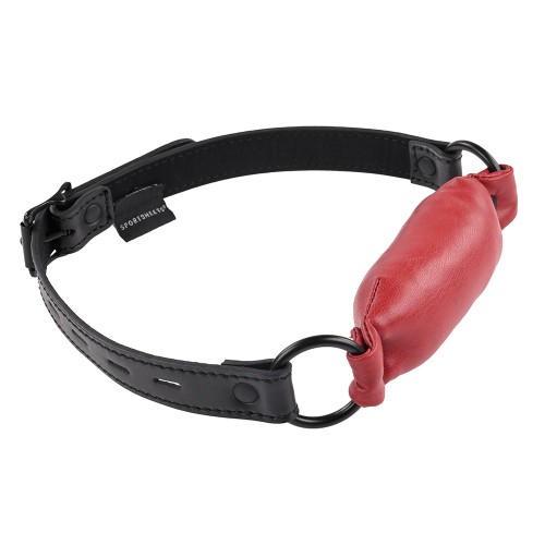 Saffron Soft Bit Gag with Adjustable Buckle