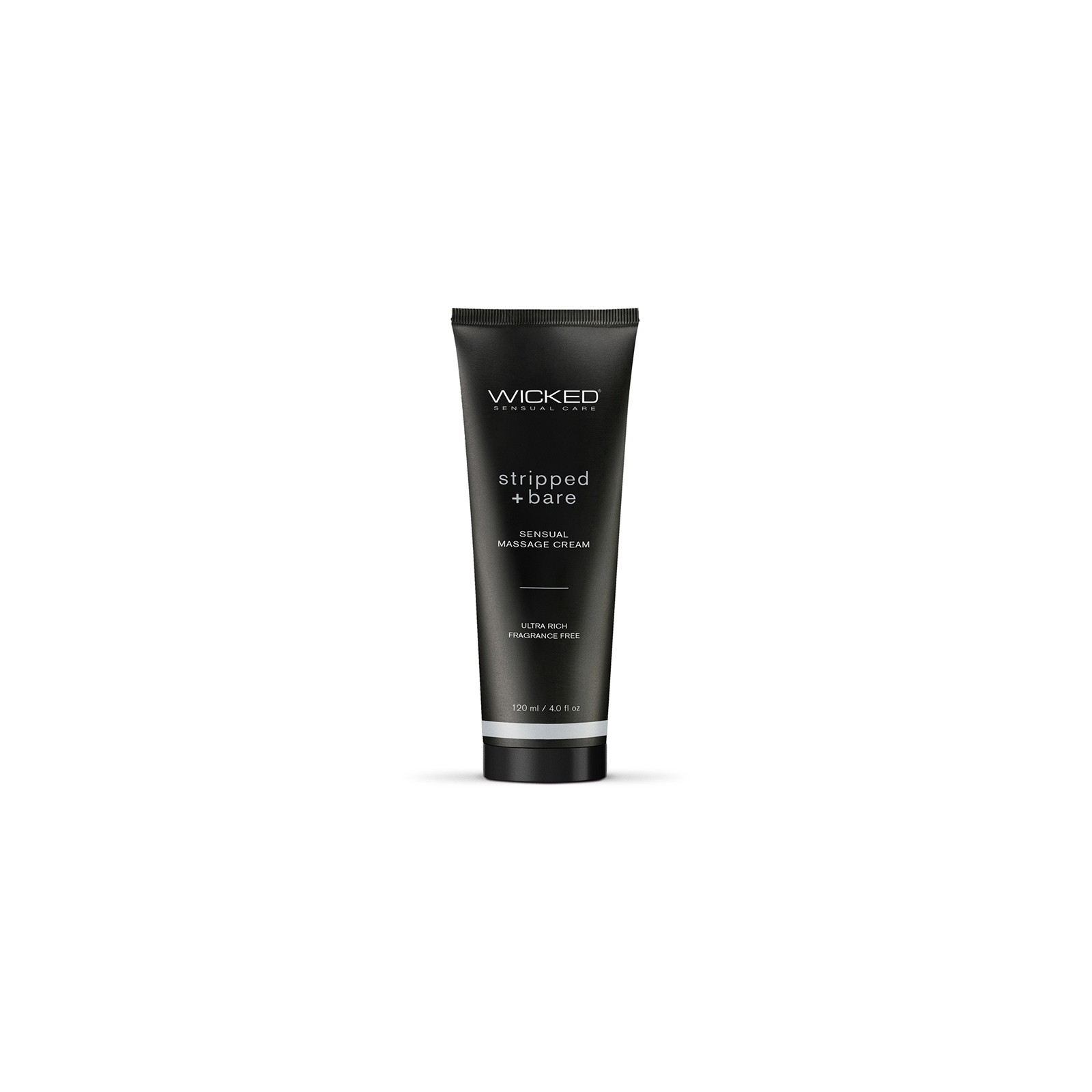 Wicked Stripped+Bare Crema de Masaje Sin Aroma 4 oz