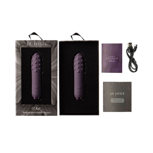 Je Joue Duet Rechargeable Multi-Surfaced Bullet Vibrator