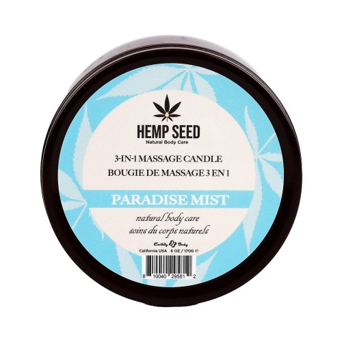 Candela de Masaje 3 en 1 Hemp Seed Paradise Mist