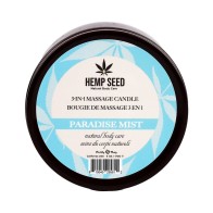 Earthly Body Hemp Seed 3-in-1 Massage Candle Paradise Mist