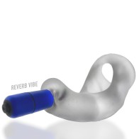 Hunkyjunk Buzzfuck Sling with Taint Vibrator Clear Ice