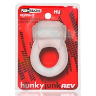 Cockring Hunkyjunk Revring con Vibrador Bullet Cristal Transparente