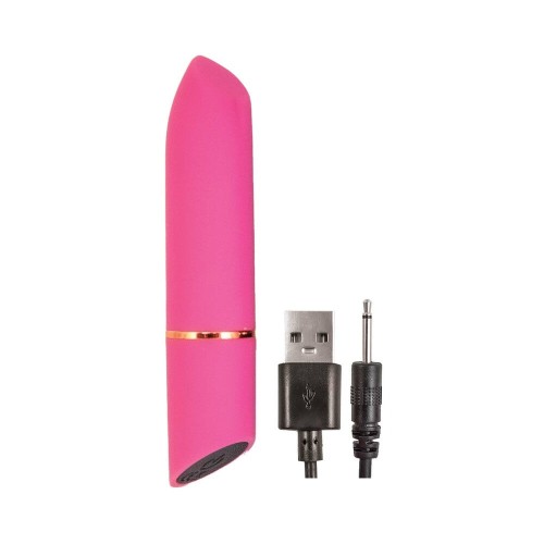 Vibrador Bullet Silicona Recargable Nasstoys Mystique - Rosa