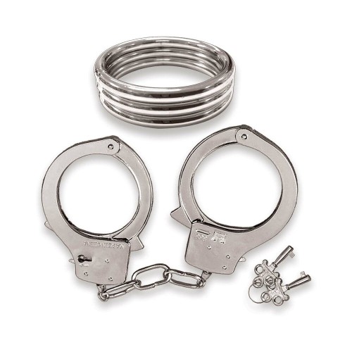 Set de Cockring y Esposas Dominante Sumisa de Nasstoys