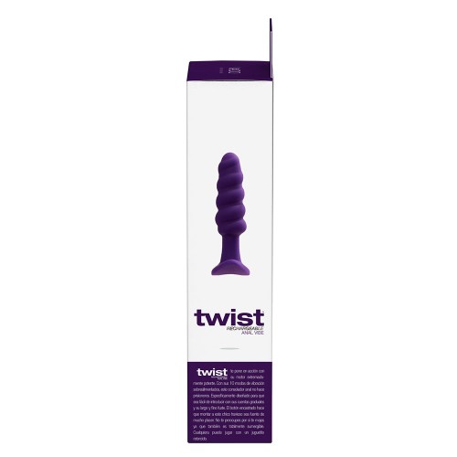 Plug Anal Vibrante VeDO Twist para Sensaciones