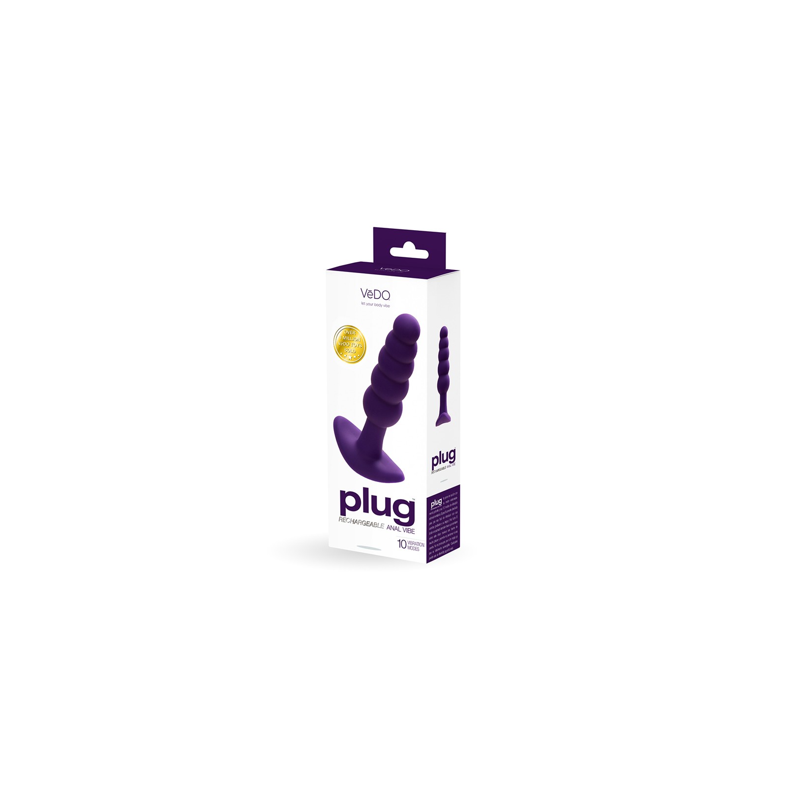 Plug Anal Recargable VeDO para Placer Máximo