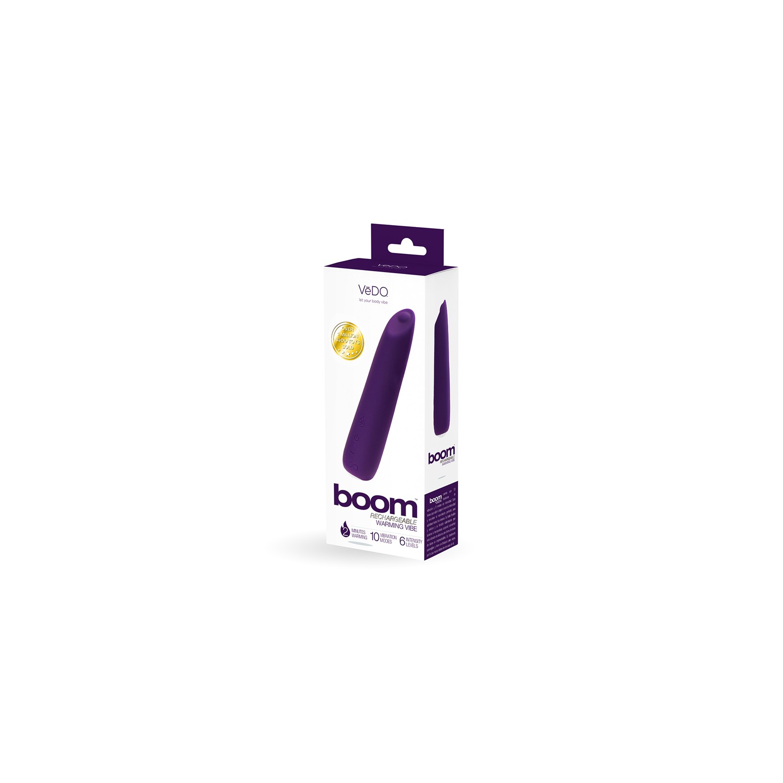 Vibrador VeDO Boom Recargable para Satisfacción Absoluta