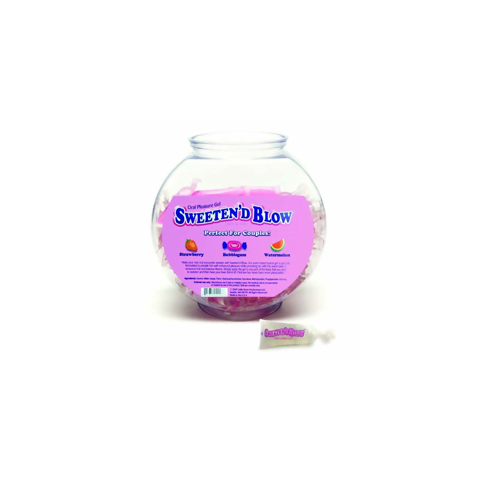 Gel de Placer Oral Sweeten'd | Paquete de 66