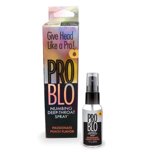 Pro Blo Numbing Deep Throat Spray Peach