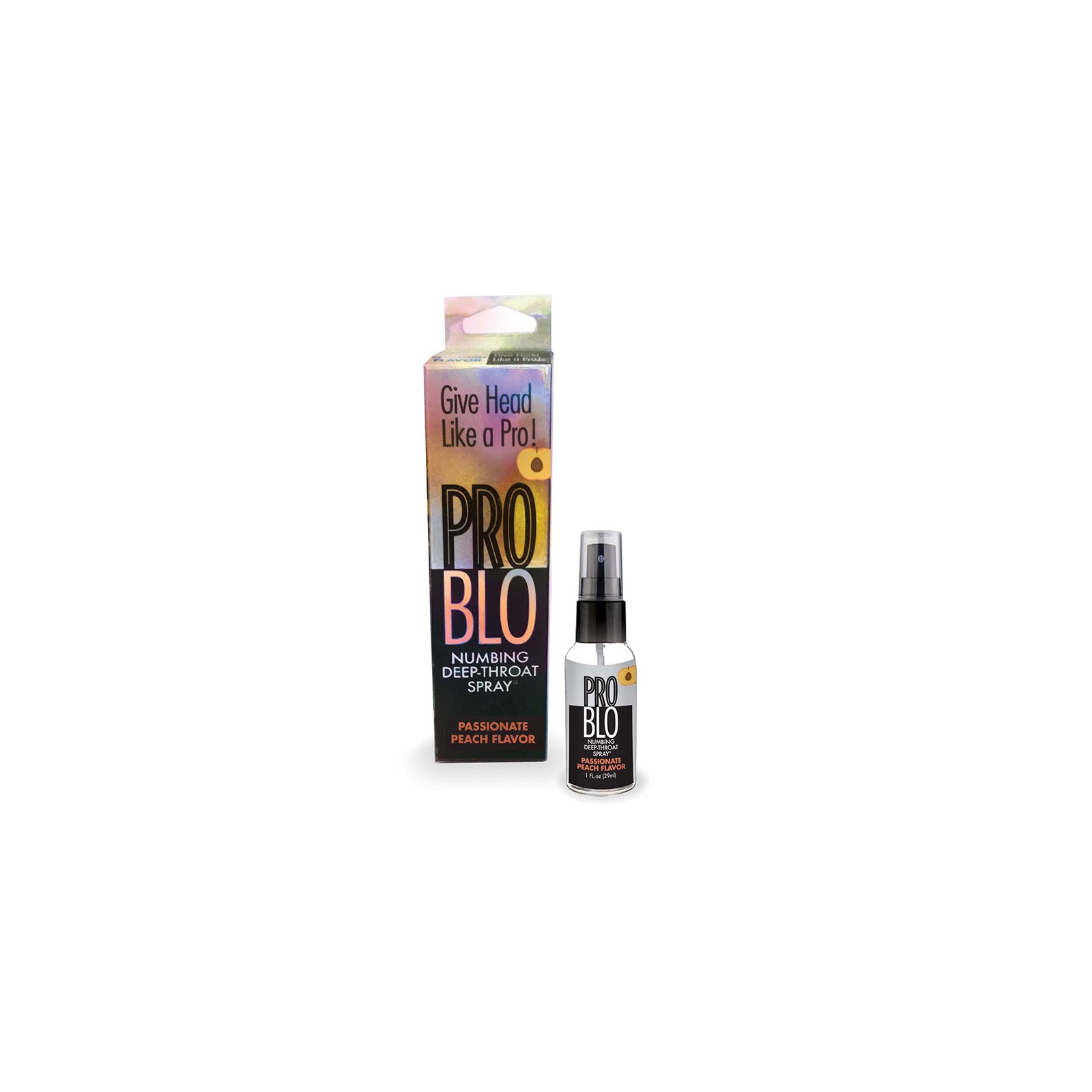 Pro Blo Numbing Deep Throat Spray Peach