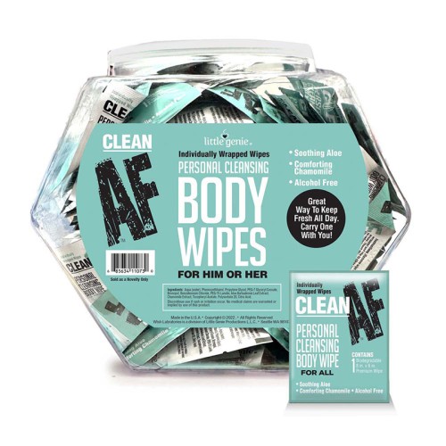 Clean AF Personal Body Wipes 96-Pack