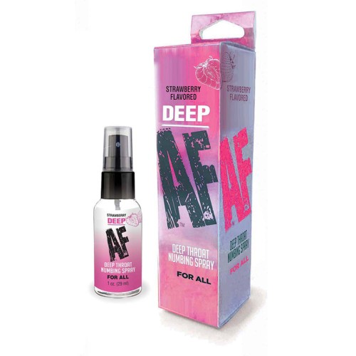 Spray Anestésico Sabor Fresa Deep AF 1 oz