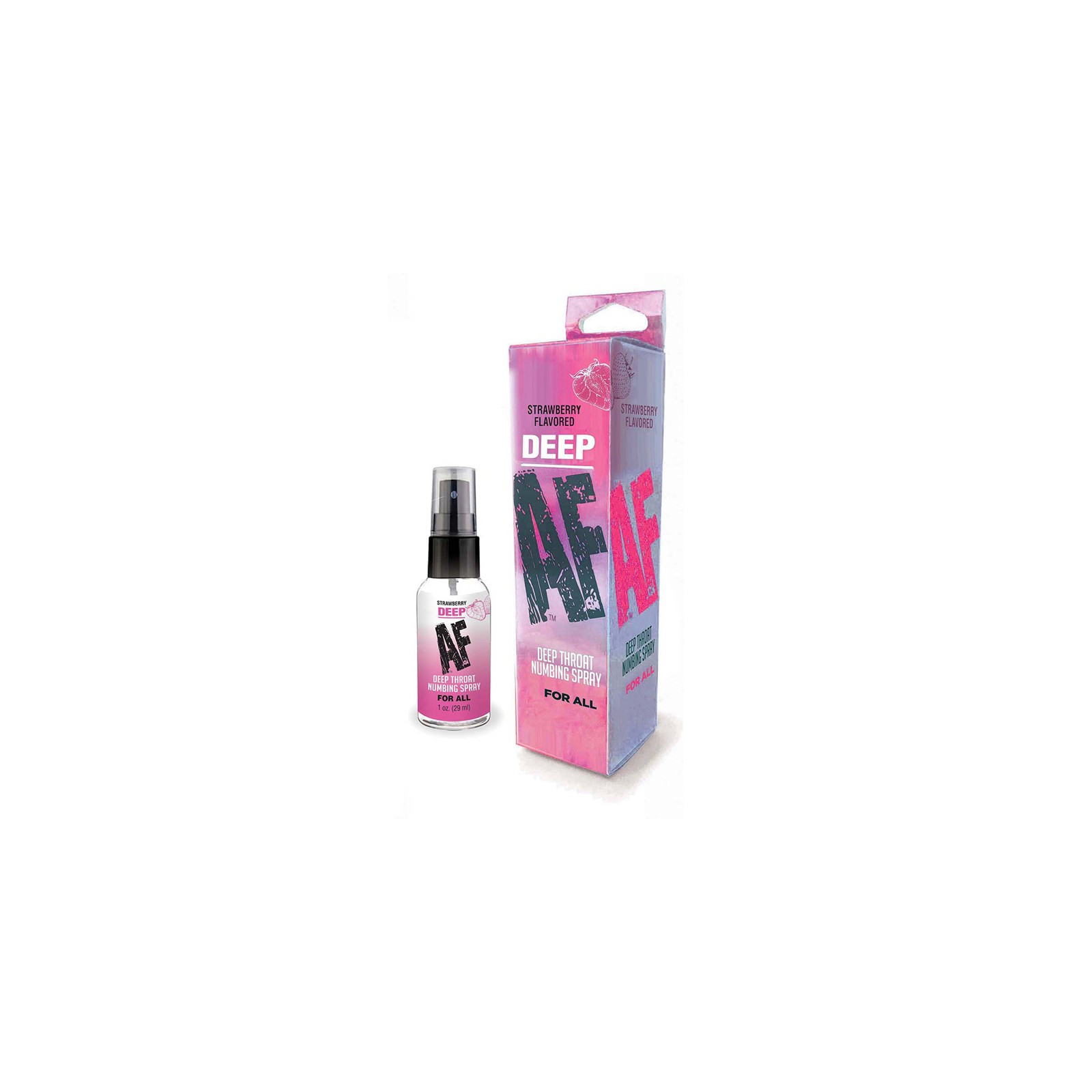 Spray Anestésico Sabor Fresa Deep AF 1 oz