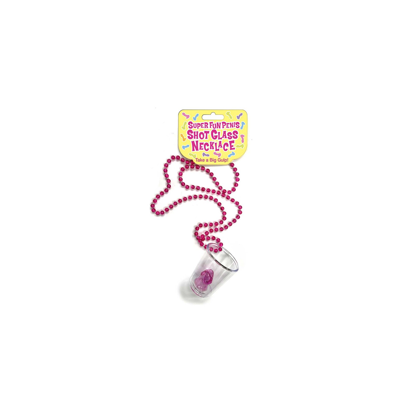 Super Fun Penis Shot Glass Necklace - Party Accessory