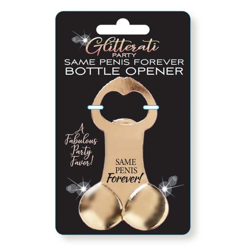 Glitterati Party Same Penis Forever Bottle Opener | Stylish Party Accessory