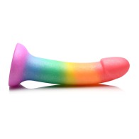 Dildo Fálico de Silicona de 6.5 in. Arcoíris Simply Sweet