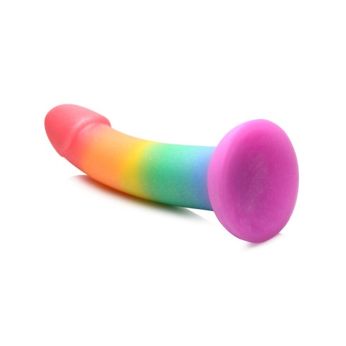 Dildo Fálico de Silicona de 6.5 in. Arcoíris Simply Sweet