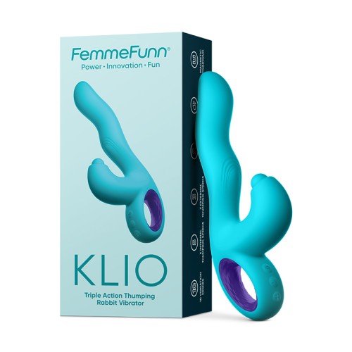 FemmeFunn Klio Triple Action Thumping Rabbit Vibrator