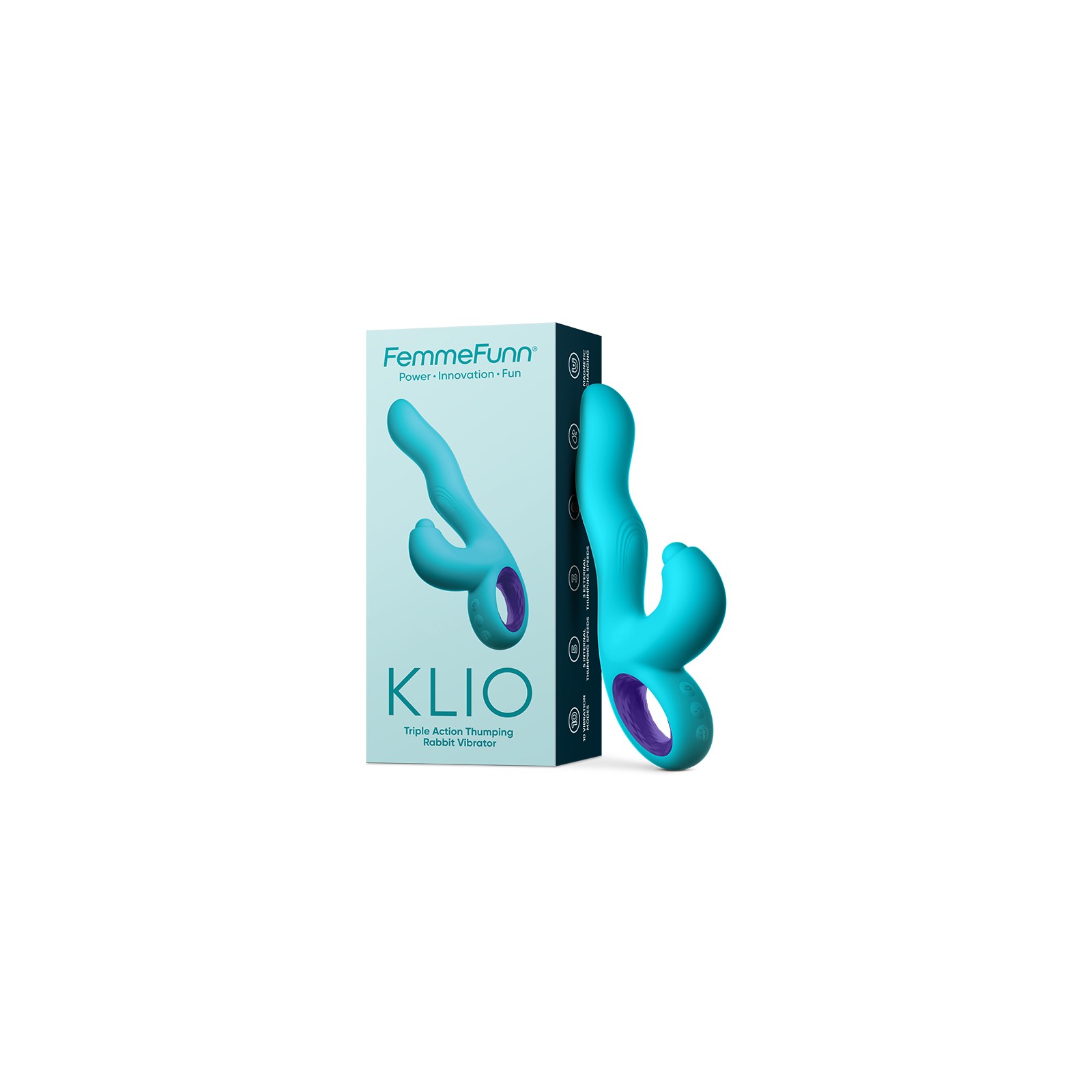 FemmeFunn Klio Triple Action Thumping Rabbit Vibrator