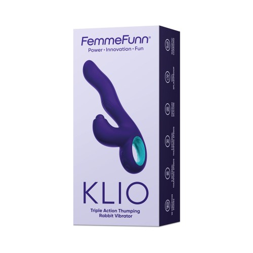 Vibrador Conejito Klio de Acción Tripla FemmeFunn