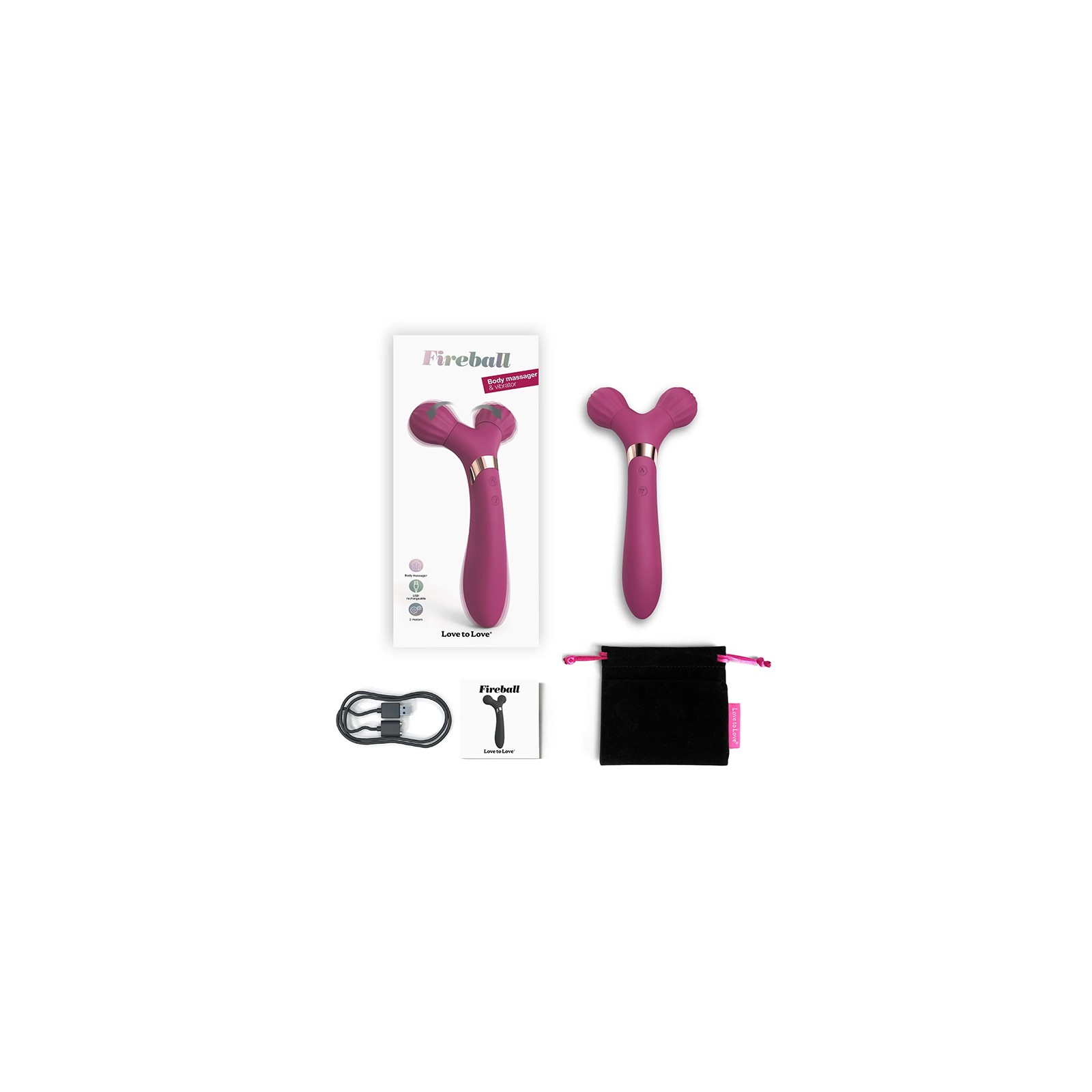 Love to Love Fireball Massager - Dual Entertainments