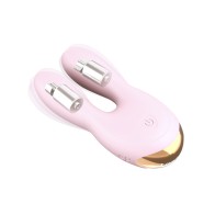 Vibrador Clitoriano Rosa Bebé con Orejas Flexibles