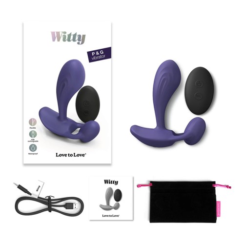 Love to Love Witty Rechargeable Remote-Controlled Vibrator