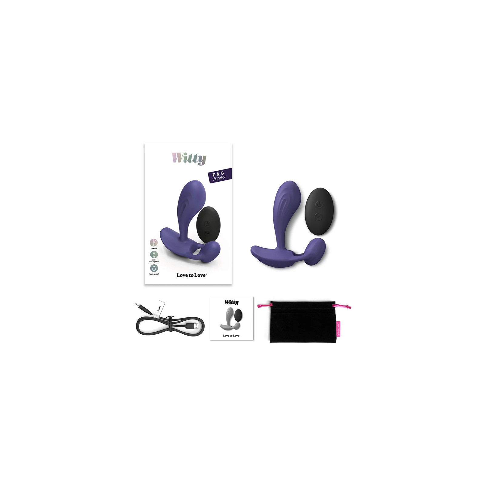 Vibrador Recargable Control Remoto Love to Love Witty