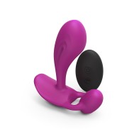 Witty Rechargeable Remote-Controlled Silicone P & G Vibrator