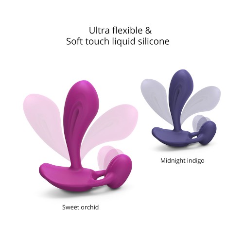 Witty Rechargeable Remote-Controlled Silicone P & G Vibrator