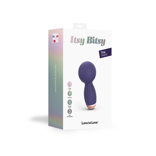 Vibrador Mini Recargable Itsy Bitsy Love to Love Indigo Medianoche